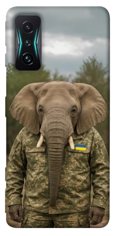 Чохол на Xiaomi Redmi K50 Gaming Слон захисник фото 1 з 1