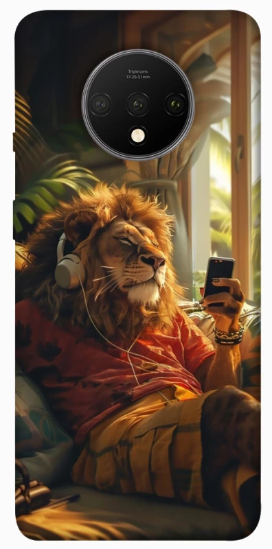 Чохол на OnePlus 7T Лев v2 фото 1 з 1