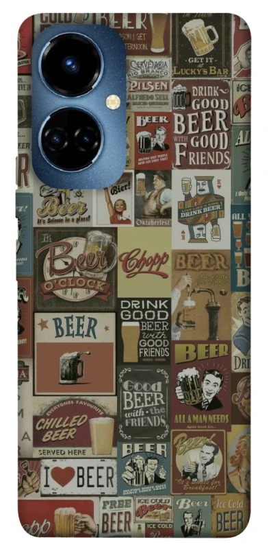 Чохол на TECNO Camon 19 Pro Retro collage ver.1 фото 1 з 1