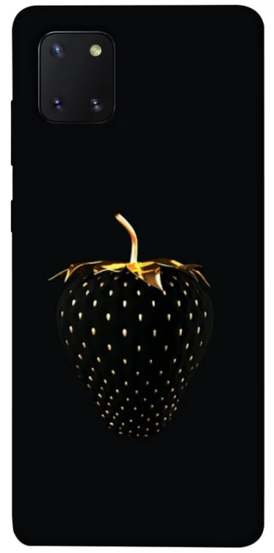 Чохол на Samsung Galaxy Note 10 Lite (A81) Чорна полуниця фото 1 з 1