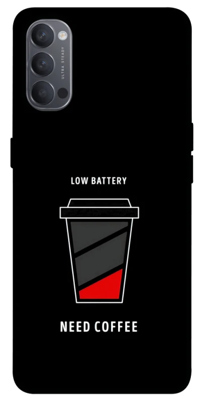Чехол на Oppo Reno 4 Low battery фото 1 из 1
