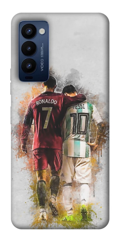 Чохол на TECNO Camon 18 Pro Ronaldo та Messi фото 1 з 1