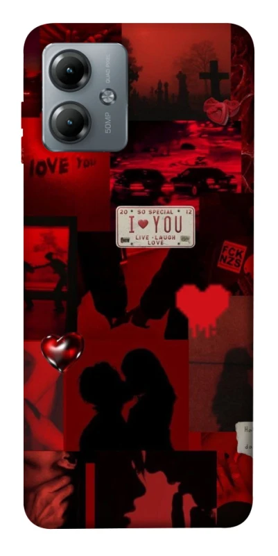 Чохол на Motorola Moto G14 Love collage ver.2 фото 1 з 1