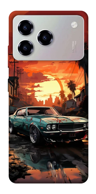 Чохол на ZTE Blade A76 Car at sunset фото 1 з 1