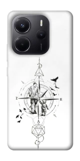 Чехол на Xiaomi Redmi Note 14 5G Tattoo ver.9 фото 1 из 1