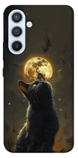 Чохол на Samsung Galaxy A54 5G Кіт під місяцем v2 фото 1 з 1