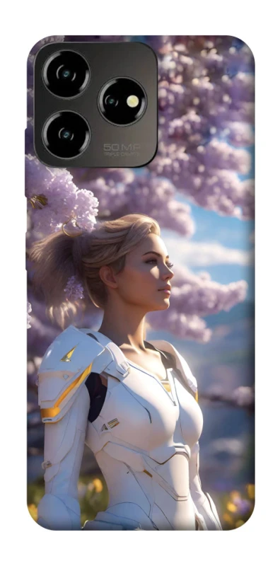 Чохол на ZTE Blade V50 Design 4G Cyber space girl ver.1 фото 1 з 1