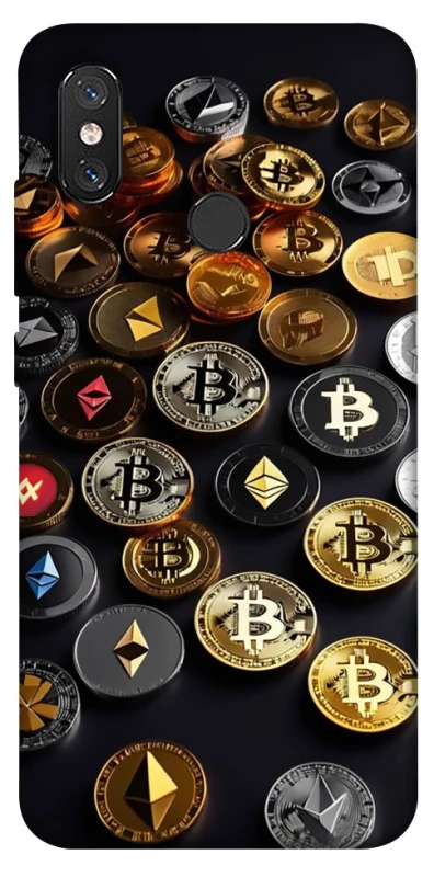 Чехол на Xiaomi Mi 8 Many coins фото 1 из 1
