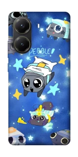 Чехол на Xiaomi Poco X6 Pro Pebble kitten stars фото 1 из 1