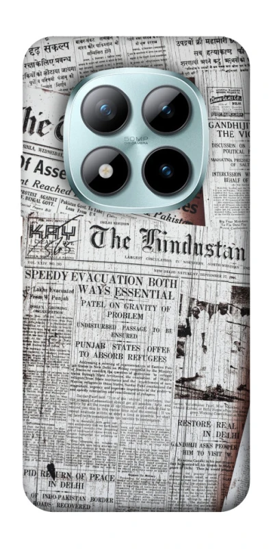 Чохол на Xiaomi Redmi Note 15 Pro+ 5G Газети фото 1 з 1