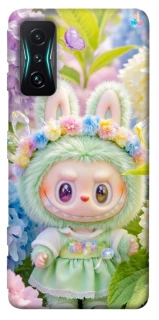 Чехол на Xiaomi Redmi K50 Gaming Labubu & Flowers ver.2 фото 1 из 1