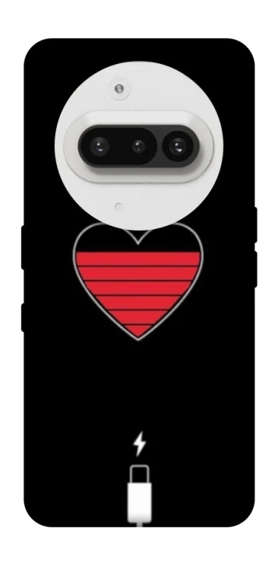 Чехол на Nothing Phone (3a) Charge your heart фото 1 из 1