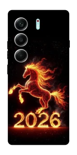 Чохол на Tecno Camon 40 Pro 5G Red Fire Horse ver.1 фото 1 з 1