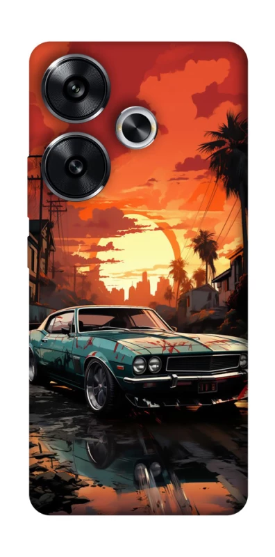 Чохол на Xiaomi Poco F6 Car at sunset фото 1 з 1