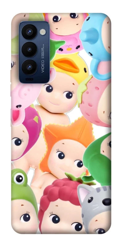 Чехол на TECNO Camon 18 Pro Fruit-Zoo Kaleidoscope фото 1 из 1