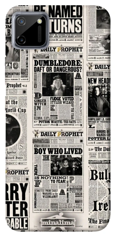 Чехол на Realme C11 Harry Potter newspaper фото 1 из 1