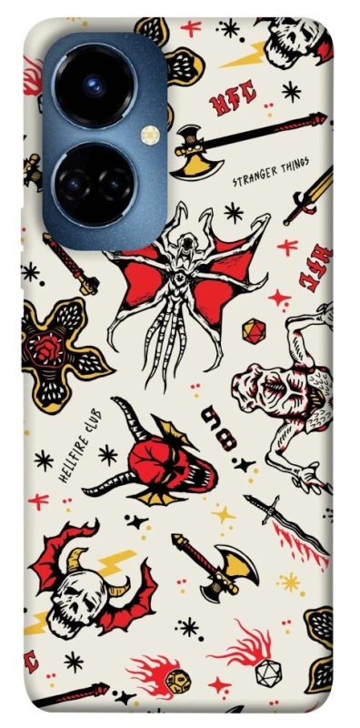 Чехол на TECNO Camon 19 Pro Stranger Things ver.2 фото 1 из 1