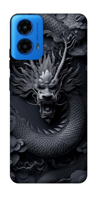 Чохол на Motorola Moto G45 black dragon фото 1 з 1