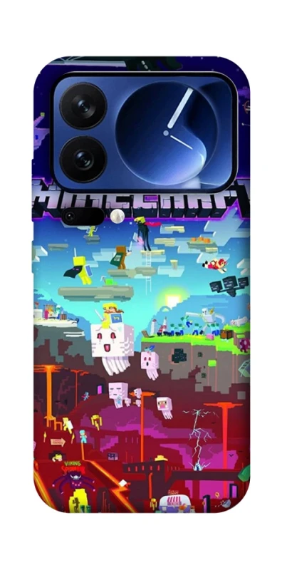 Чехол на Xiaomi 17 Pro Minecraft world фото 1 из 1