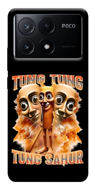 Чохол на Xiaomi Poco X6 Tung Tung Tung Sahur фото 1 з 1