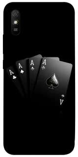 Чохол на Xiaomi Redmi 9A Black Cards фото 1 з 1