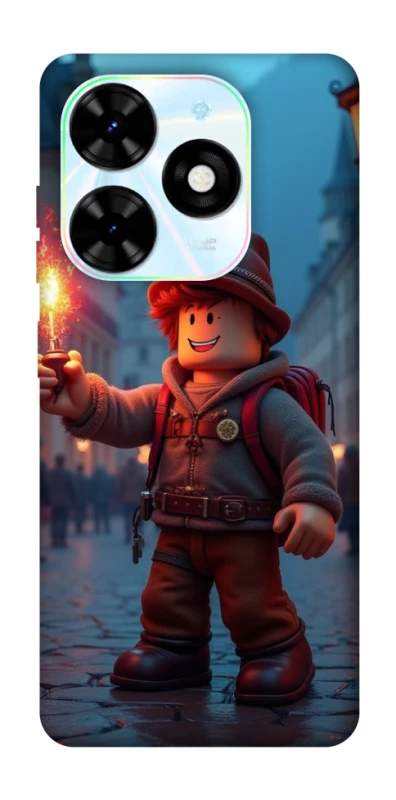 Чохол на TECNO Spark Go 2024 Roblox Fire Logo Blue Flames фото 1 з 1