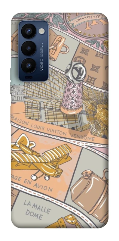 Чехол на TECNO Camon 18 Pro Fashion collage ver.2 фото 1 из 1