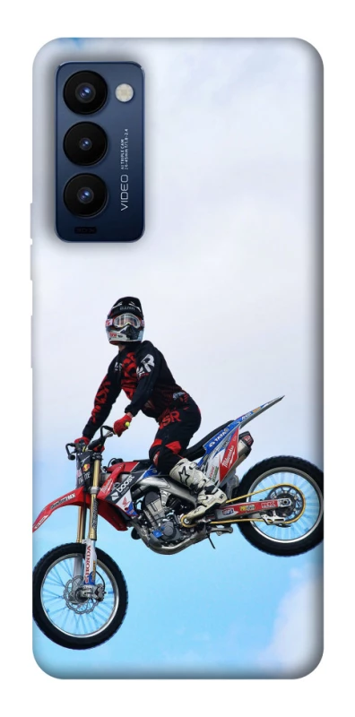 Чехол на TECNO Camon 18 Pro Мотокросс фото 1 из 1