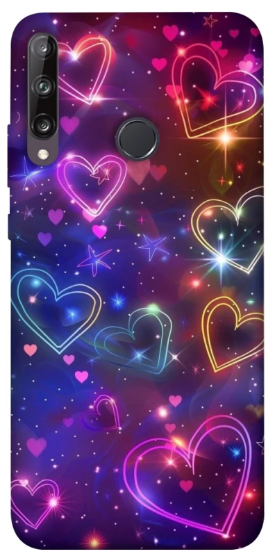 Чохол на Huawei P40 Lite E Drawn hearts фото 1 з 1