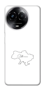 Чохол на Realme C67 4G Ukraine map фото 1 з 1