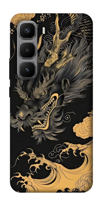 Чохол на Infinix Hot 60 Pro+ gold dragon фото 1 з 1