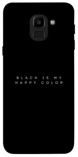 Чехол на Samsung J600F Galaxy J6 (2018) Black color фото 1 из 1