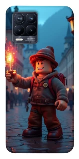 Чохол на Realme 8 Roblox Fire Logo Blue Flames фото 1 з 1