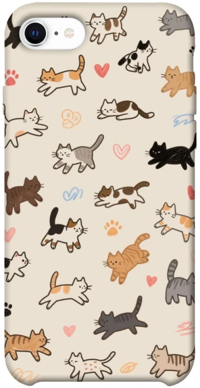 Чохол на Apple iPhone SE (2020) Cat style ver.2 фото 1 з 1