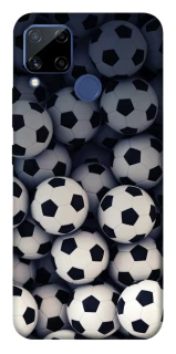 Чохол на Realme C15 Футбольні м'ячи фото 1 з 1