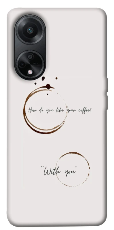 Чехол на Oppo A98 Coffee with you фото 1 из 1
