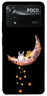 Чехол на Xiaomi Poco X4 Pro 5G Moon rabbit фото 1 из 1