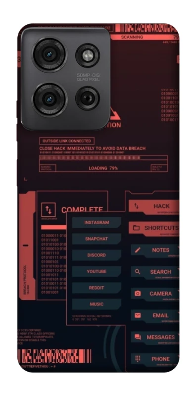 Чохол на Motorola Moto G75 Attention фото 1 з 1