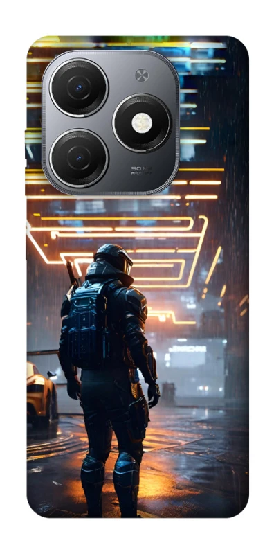 Чехол на TECNO Spark 20 Cyber character фото 1 из 1