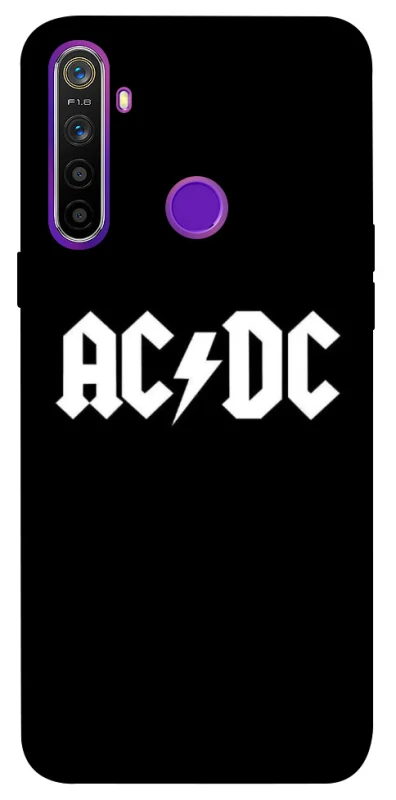Чехол на Realme 5 AC/DC logo фото 1 Чехол на Realme 5 AC/DC logo фото 1 из 1