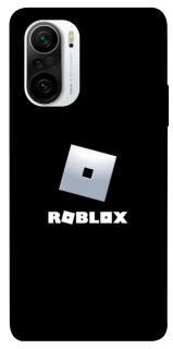 Чехол на Xiaomi Redmi K40 / K40 Pro / K40 Pro+ / Poco F3 Roblox logo black фото 1 из 1