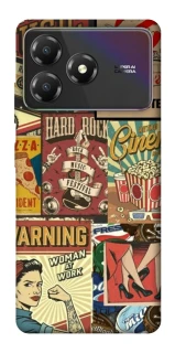 Чохол на ZTE Blade A36 Retro collage ver.2 фото 1 з 1