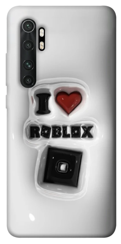 Чохол на Xiaomi Mi Note 10 Lite I love Roblox фото 1 з 1
