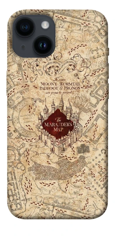 Чохол на Apple iPhone 14 (6.1") Harry Potter Marauder's Map фото 1 з 1