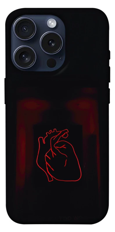 Чехол на Apple iPhone 15 Pro (6.1") Красное сердце фото 1 из 1