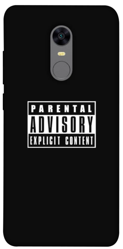 Чохол на Xiaomi Redmi 5 Plus / Redmi Note 5 (Single Camera) Parental Advisory Label фото 1 з 1