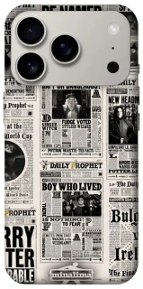 Чехол на Apple iPhone 17 Pro (6.3") Harry Potter newspaper фото 1 из 1