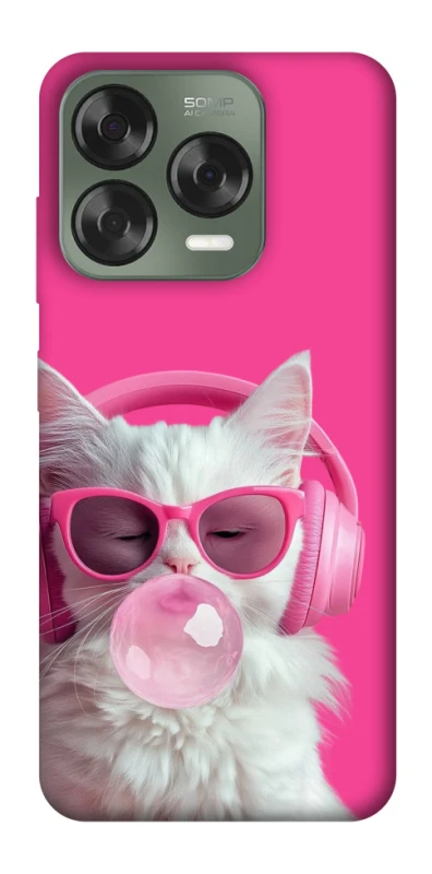 Чохол на ZTE Nubia V70 Design Pink kitty фото 1 з 1