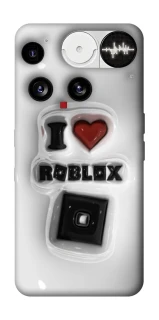 Чохол на Nothing Phone (3) I love Roblox фото 1 з 1