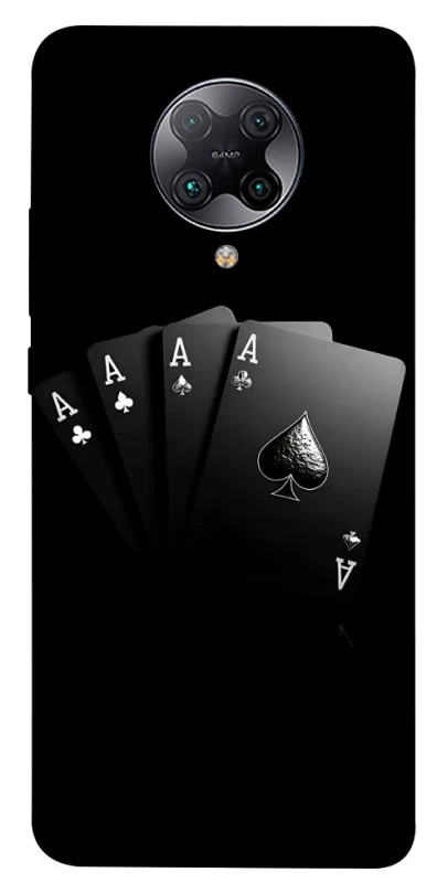 Чохол на Xiaomi Redmi K30 Pro / Poco F2 Pro Black Cards фото 1 з 1